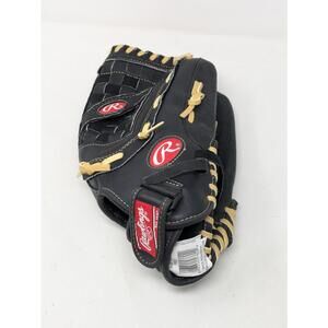Rawlings RSB Softball Series RSS140C 14 Inch Black Tan Leather Glove Basket Web